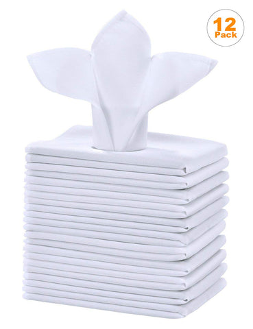 Cieltown white napkins ideal for everyday meals and casual gatherings