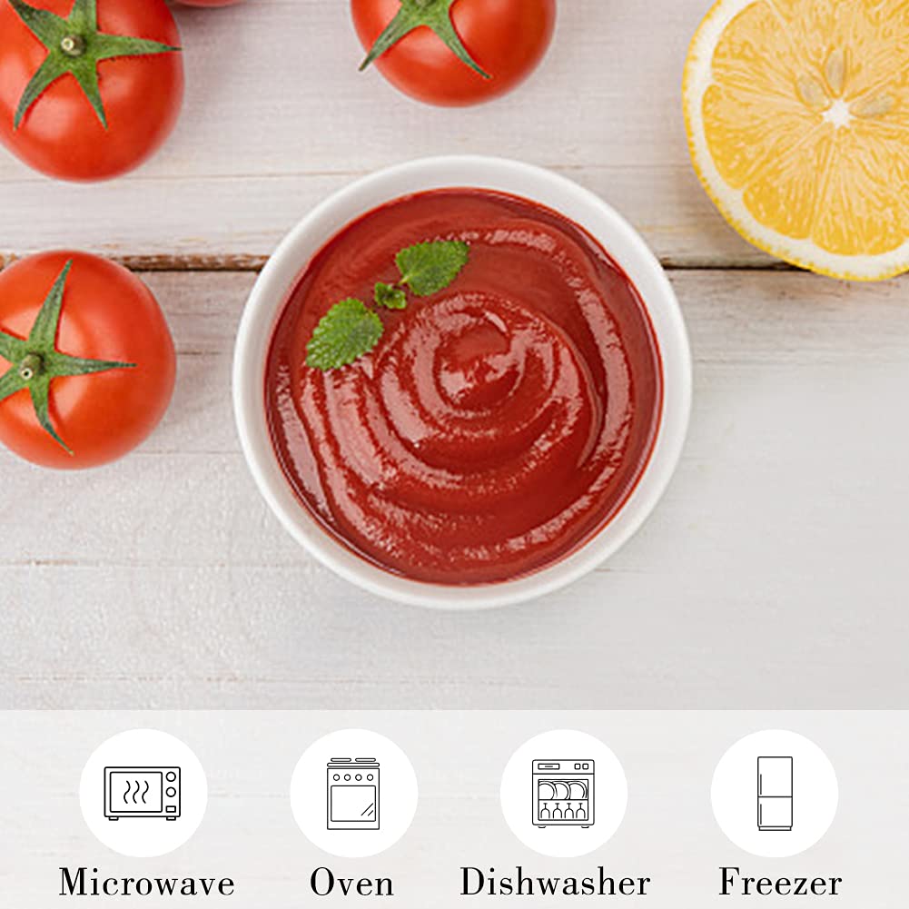 Cinf portion-control ramekins for precise serving sizes.