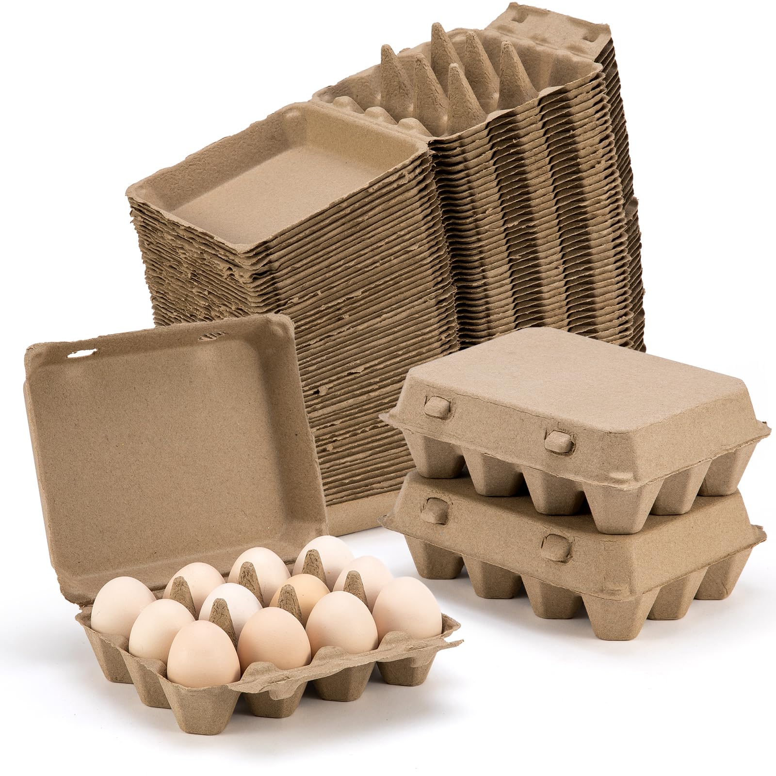 CINPIUK 12-count egg carton in 3x4 style protects eggs during transport