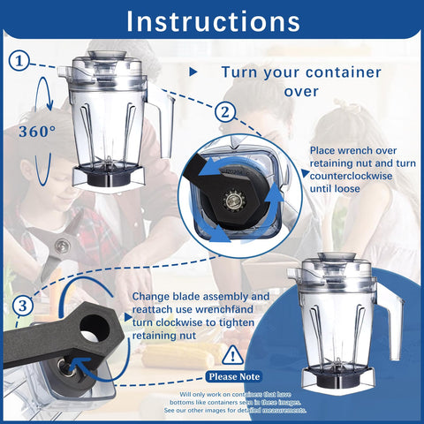 CINROPE ascent blender maintenance accessory for easy blade replacements.
