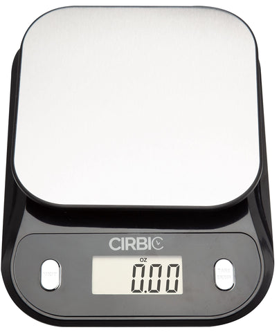 CIRCIC Talking Kitchen Scale requires two AAA batteries for operation.