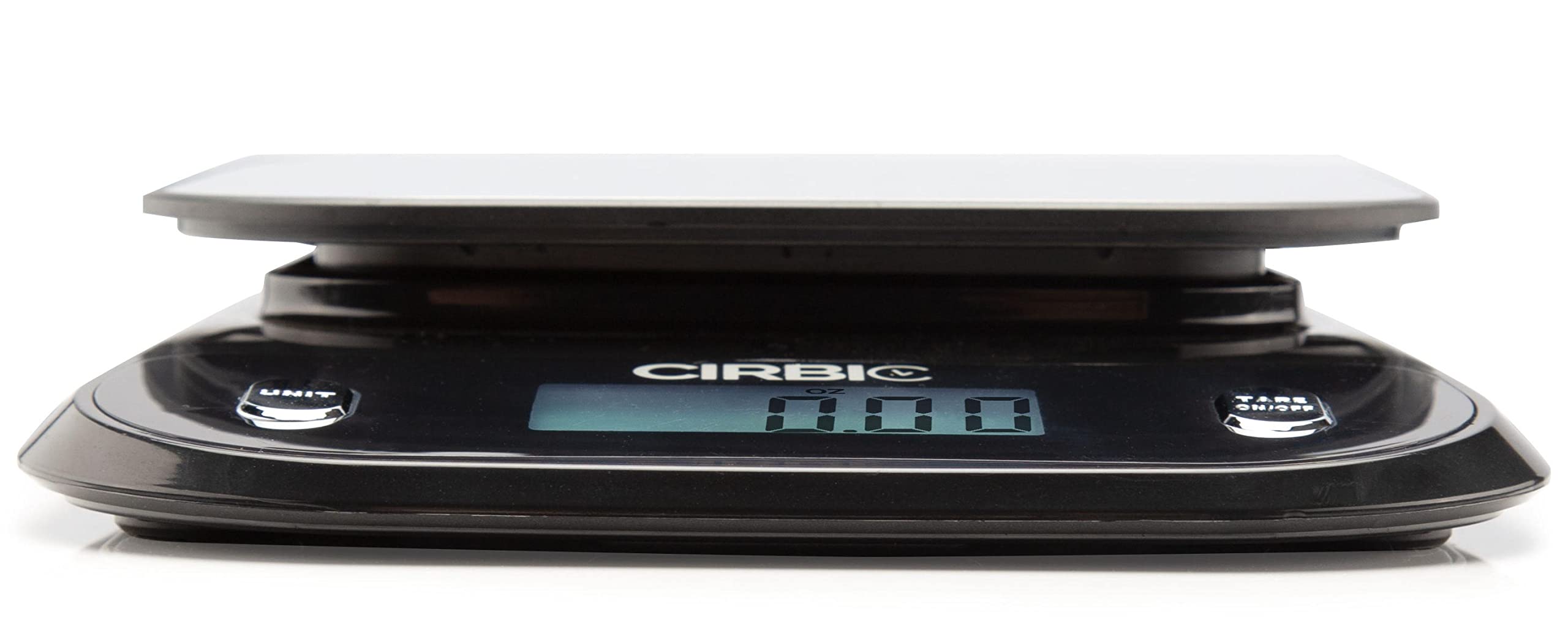 CIRCIC Talking Kitchen Scale compact dimensions fit small countertops neatly.