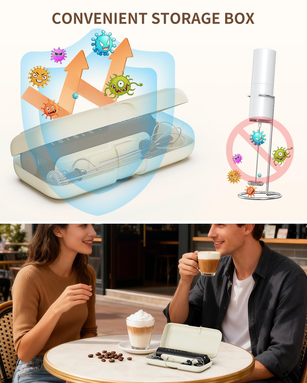 Circle Joy 1500mAh rechargeable battery enables cordless use anywhere