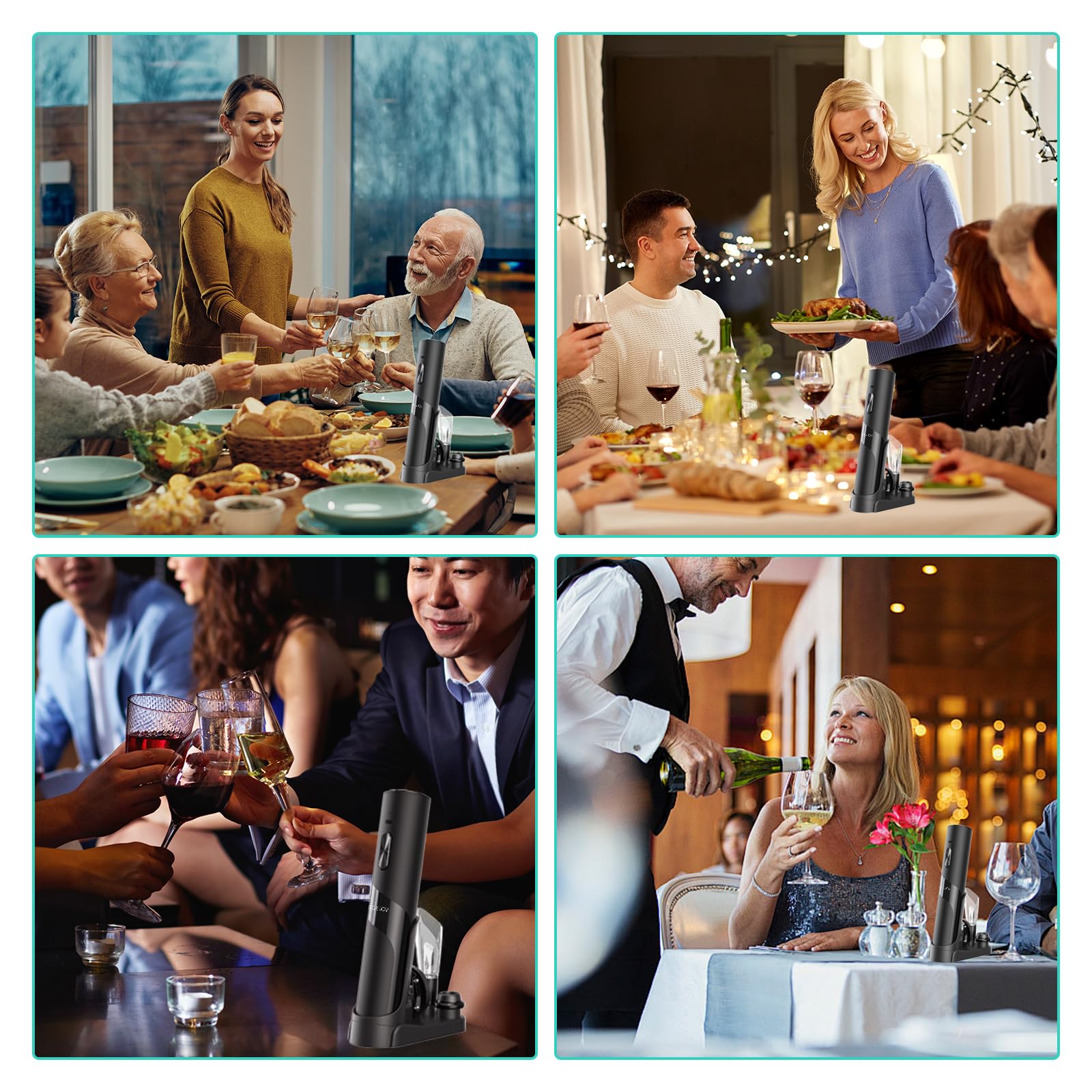Circle Joy 7-in-1 wine set blends elegance with practical wine tools.