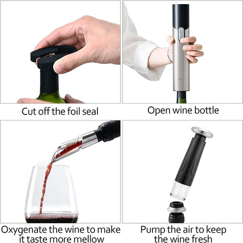 CIRCLE JOY aerator pourer improving aroma and precise pours.