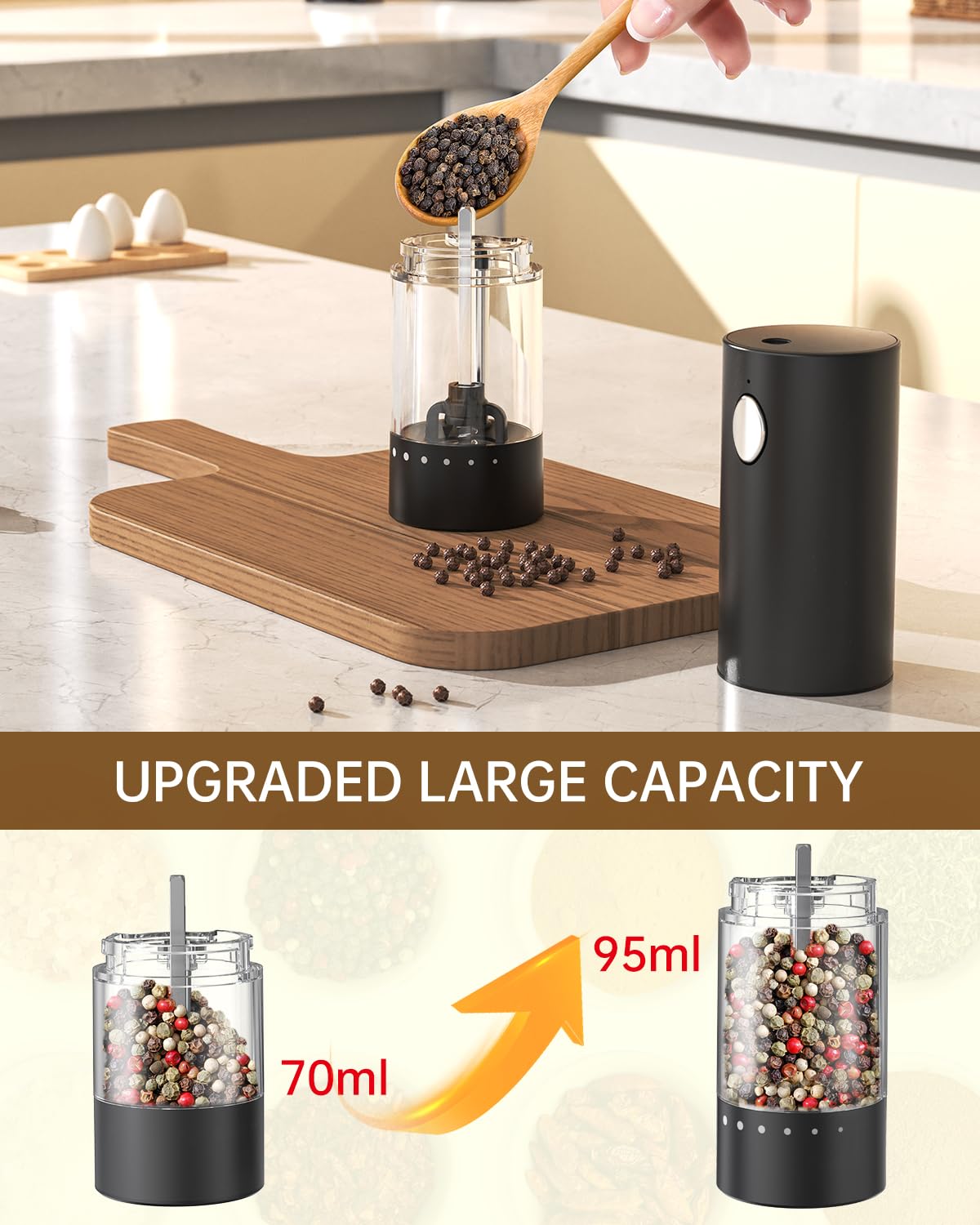 CIRCLE JOY ceramic core preserves spice flavor for a consistent grind
