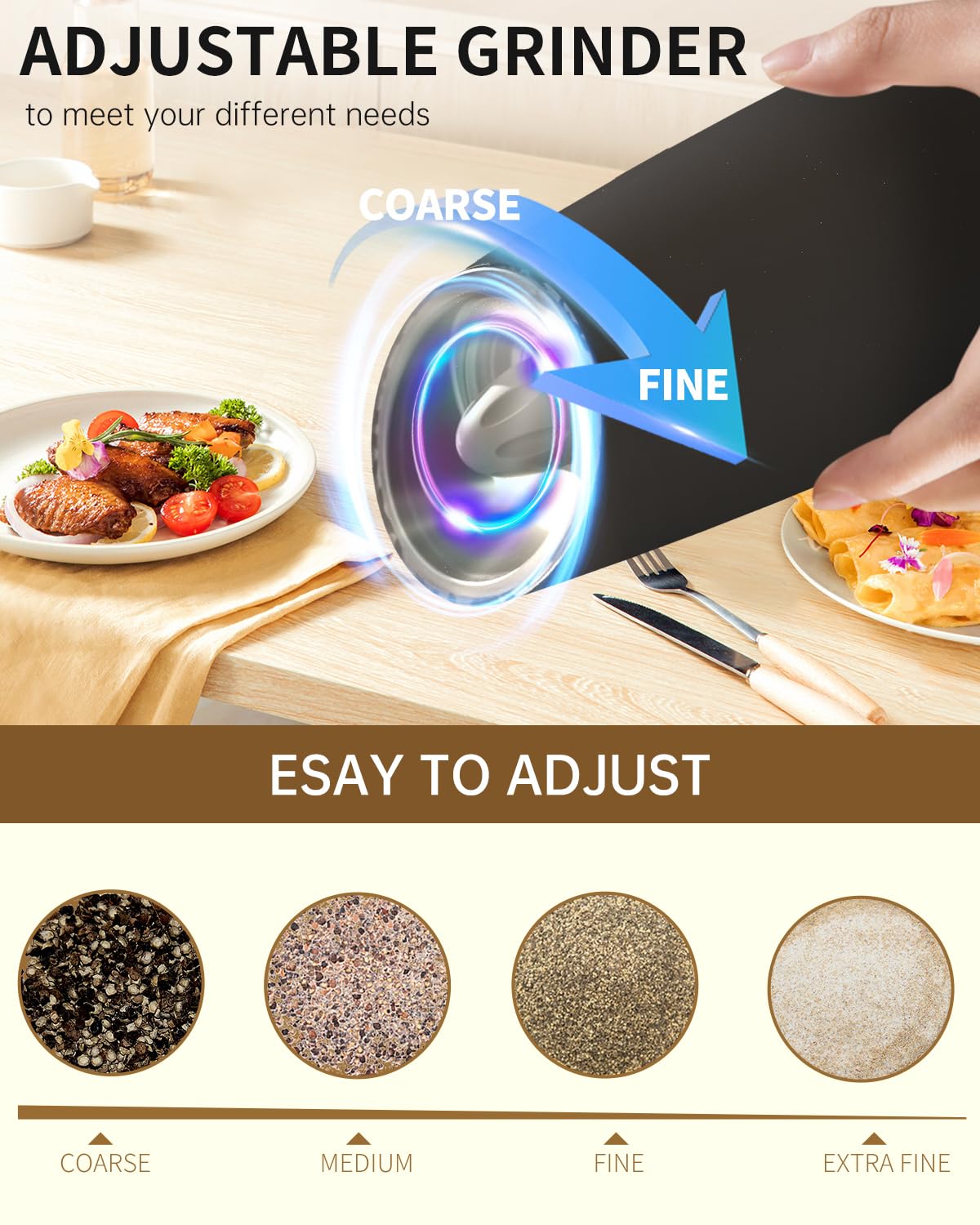 Circle Joy ceramic grinding core preserves flavor during grinding
