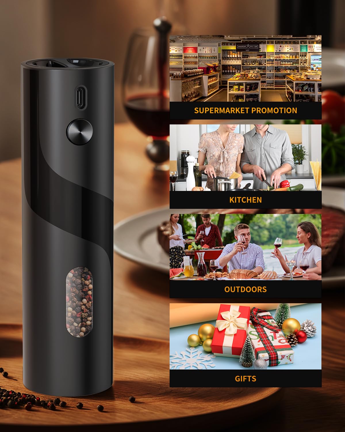 Circle Joy top-loading design enables easy refills.