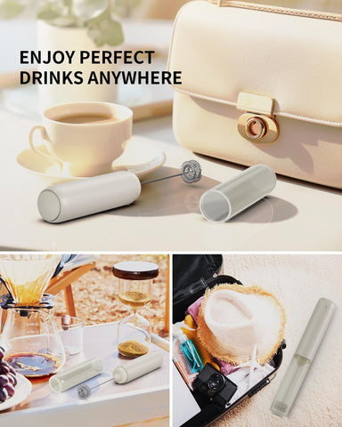 Circle Joy frother portable in bag for travel