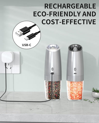 Circle Joy gravity electric grinder demonstrates 2-speed control for everyday and fast cooking