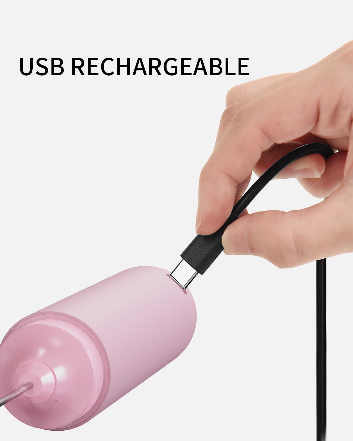Circle Joy portable frother in action for cafe-quality foam anywhere
