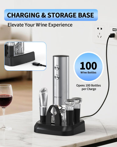 CIRCLE JOY Wine Aerator Pourer enhances aroma and flavor
