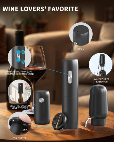 CIRCLE JOY aerator and pourer enhances aroma with every pour
