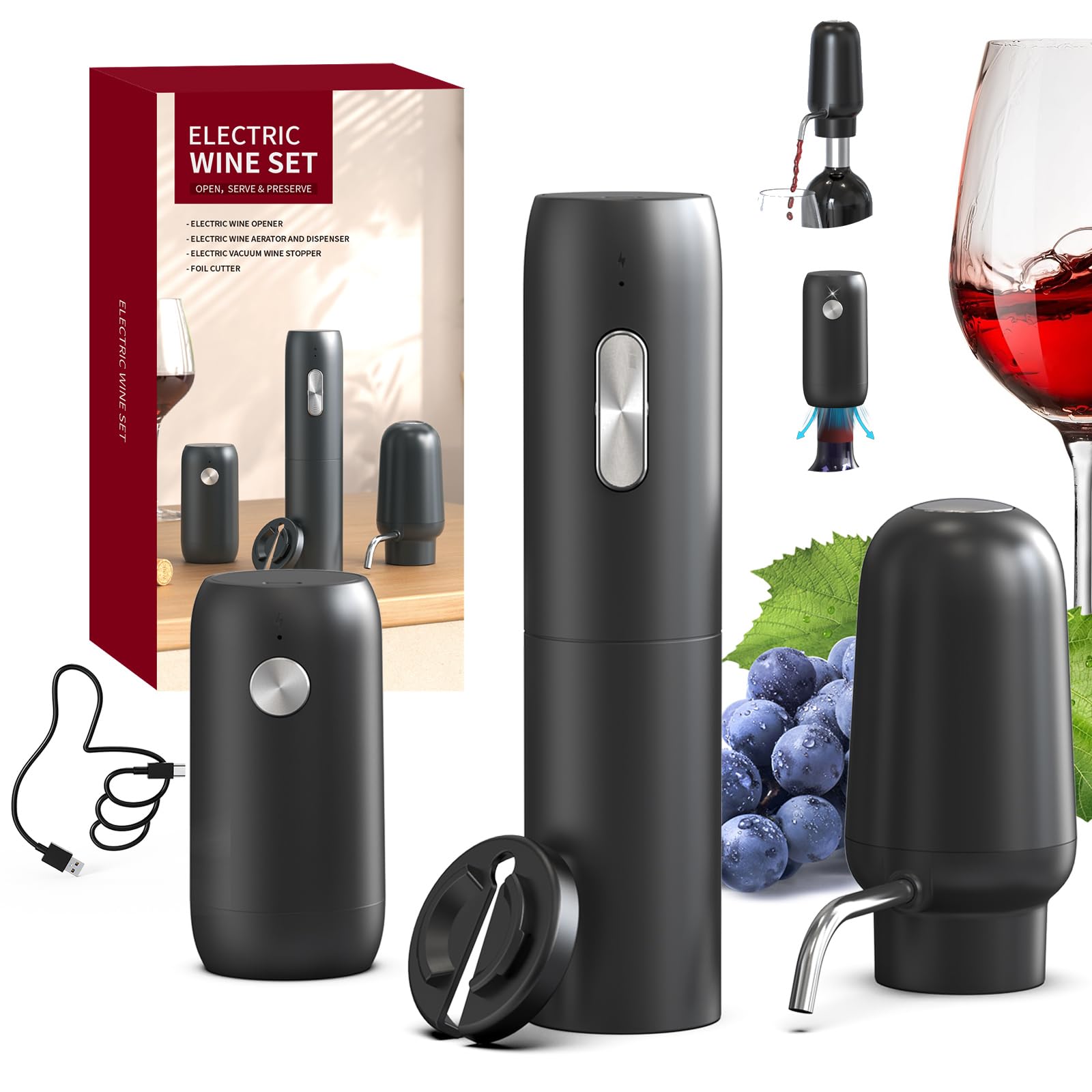 CIRCLE JOY foil cutter cleanly slices a wine seal for easy uncorking