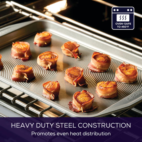 Circulon Total Nonstick Bakeware: 10x15 cookie pan for crisp edges and quick cleanup.