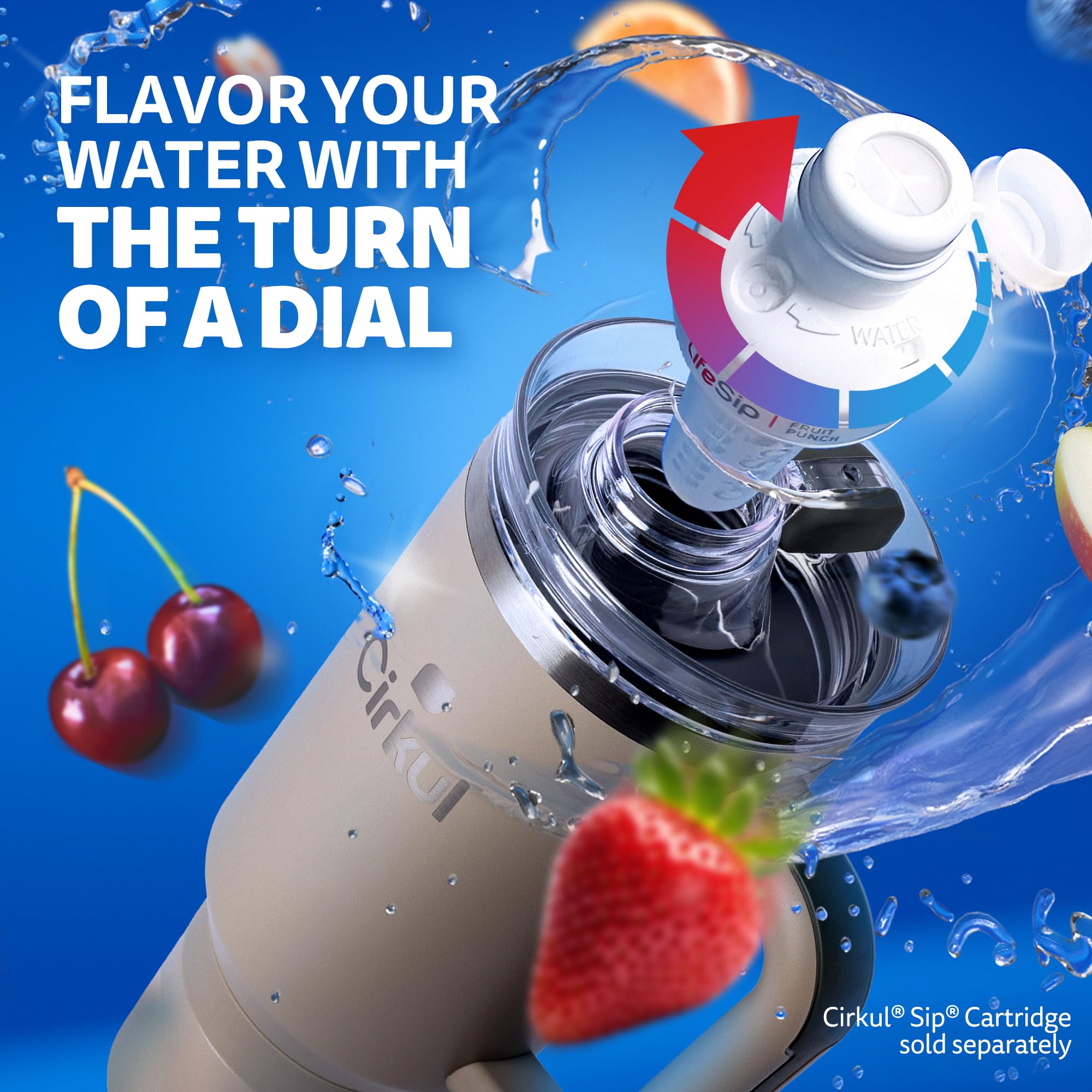 Cirkul flavor cartridge compatibility lets you customize hydration.