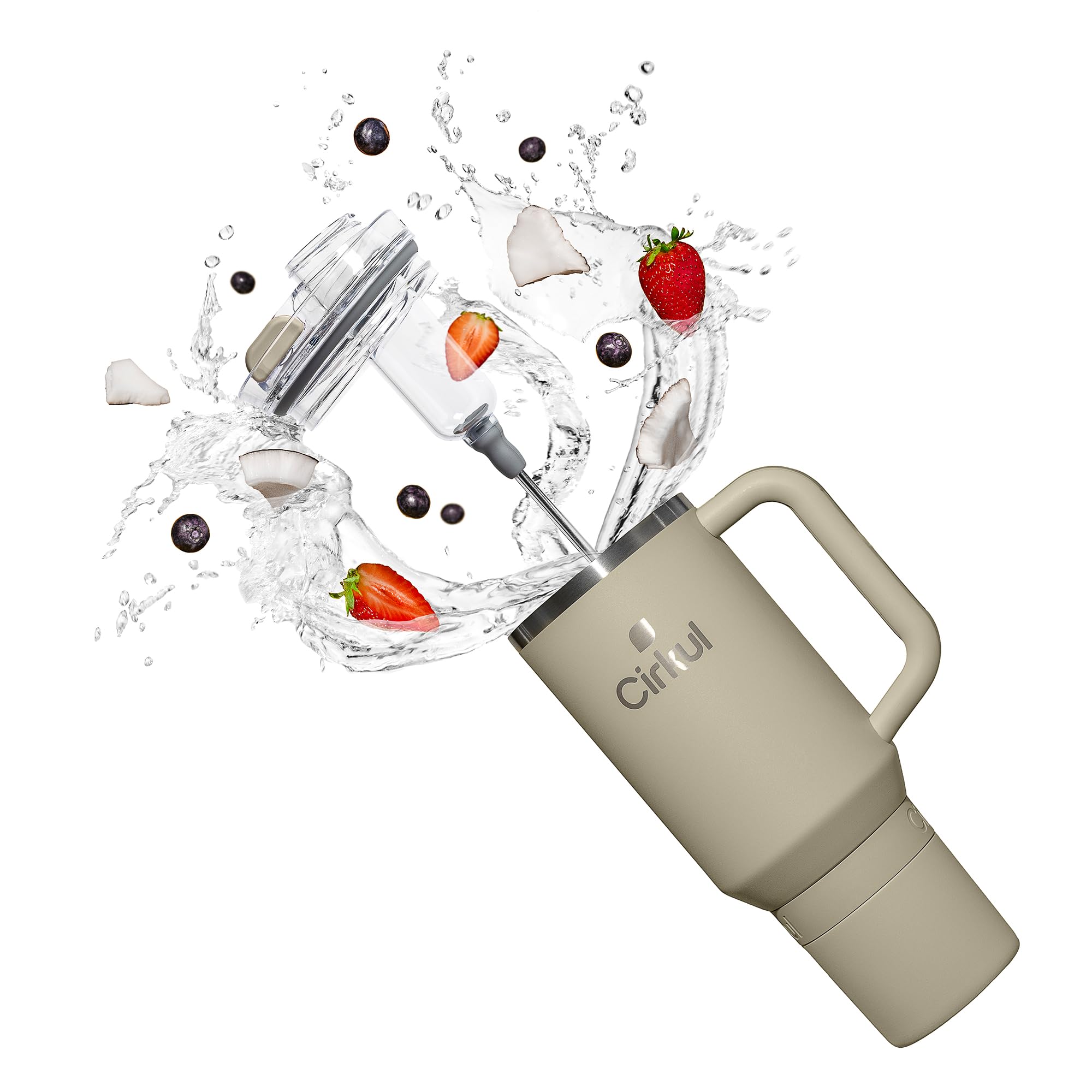 Cirkul Ranger 40oz tumbler with handle for easy, on-the-go hydration.