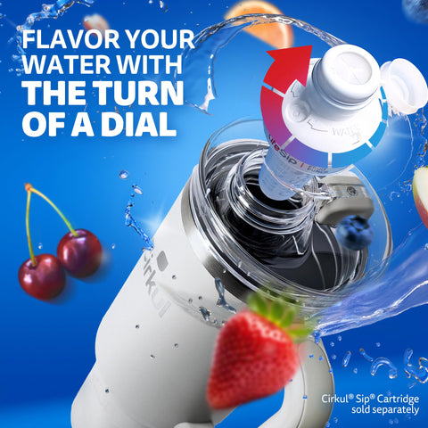 Cirkul Sip cartridge compatibility lets you flavor your water