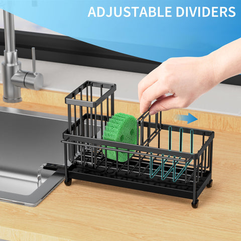 Cisily compact dimensions fit small kitchens while still storing bottles and sponges.