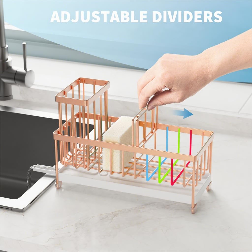 Cisily high brush holder keeps brushes organized and accessible.