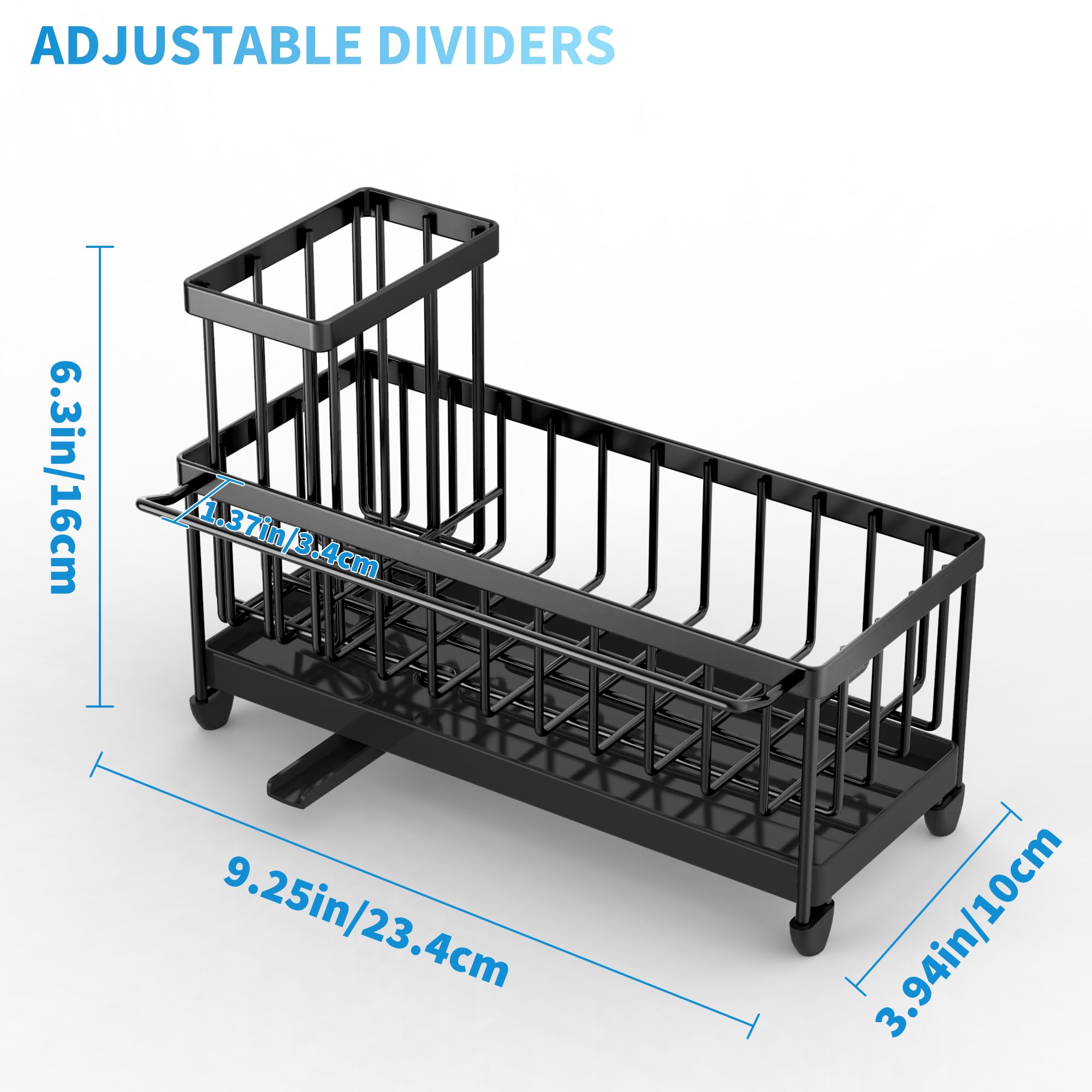 Cisily rustproof 304 stainless steel dish organizer resists rust and stays sleek.