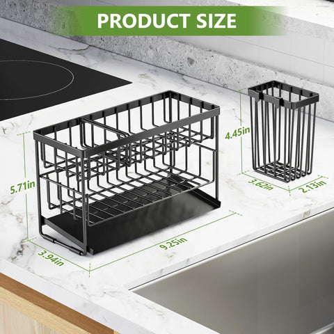 Cisily rustproof black-coated finish resists corrosion and looks sleek