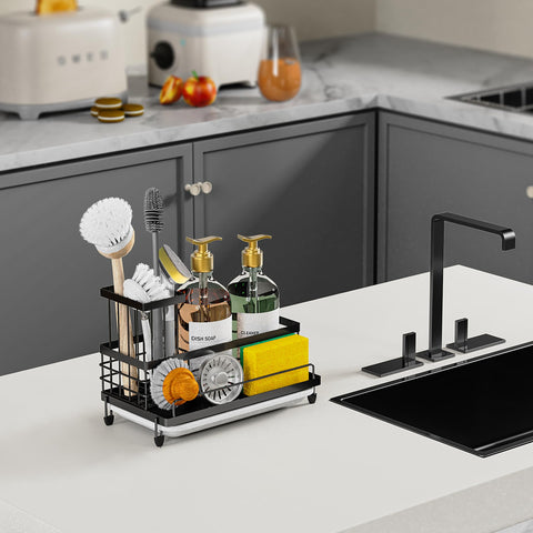 Cisily ready-to-use sink caddy fits countertops without installation