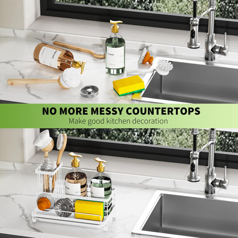 Cisily white finish complements modern kitchens and resists fingerprints