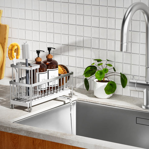 Cisily stainless-steel finish adds a modern look while resisting rust.