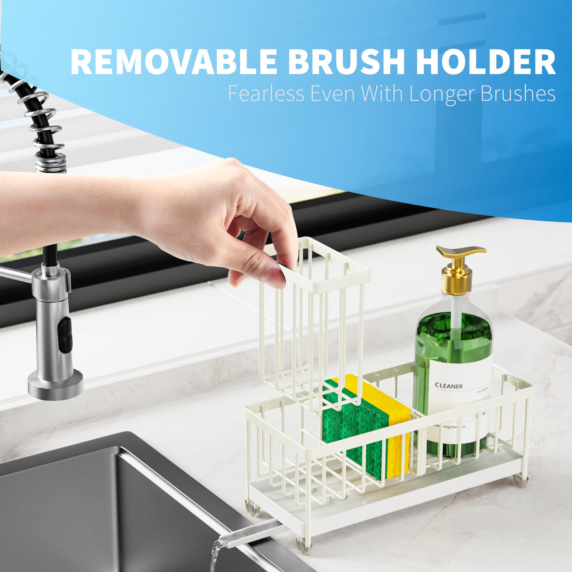 Cisily upgraded brush holder fits up to four brushes for efficient storage