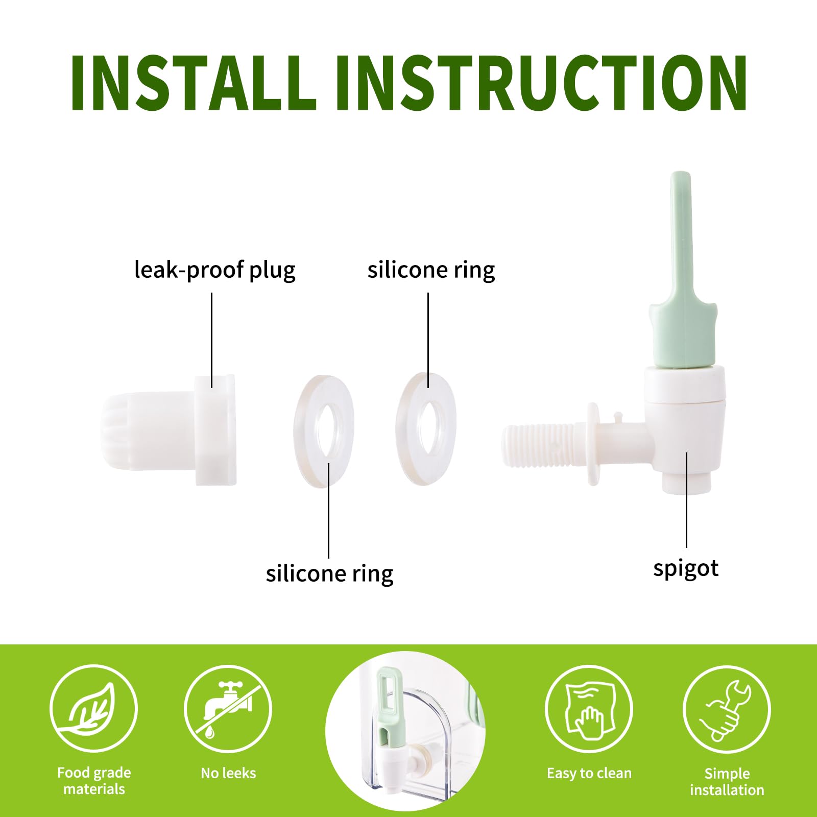 CISIREE detachable parts enable easy cleaning after parties.