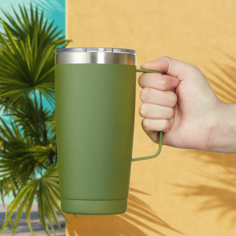 CIVAGO 20oz tumbler with handle for a comfortable grip