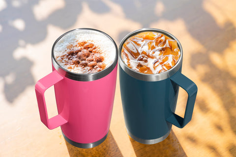 CIVAGO 20oz tumbler with spill-proof lid minimizes spills