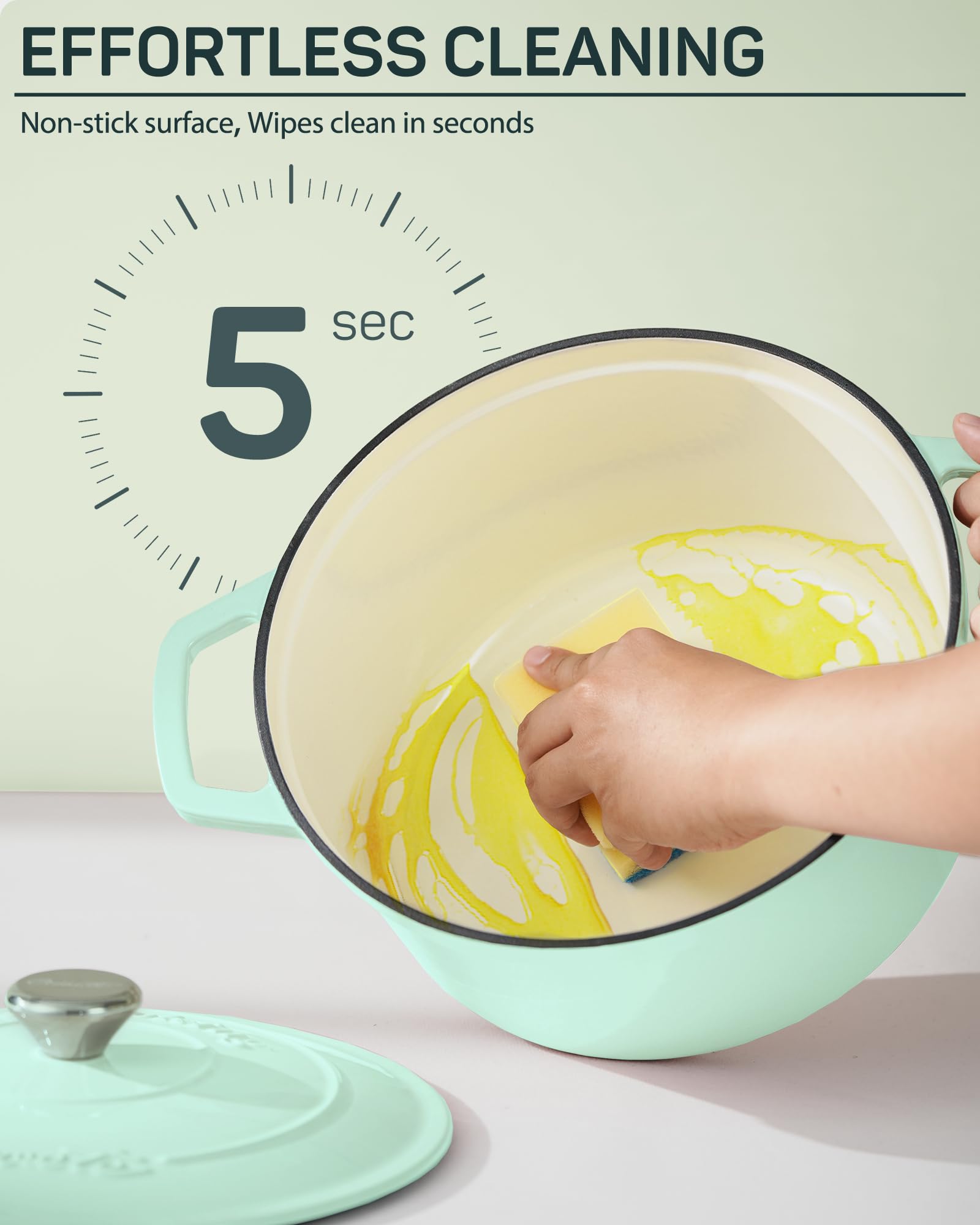 Ciwete mint green design adds stylish touch to kitchen decor