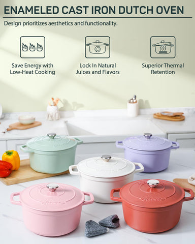 Ciwete oven-safe up to 500°F supports searing, braising, and baking