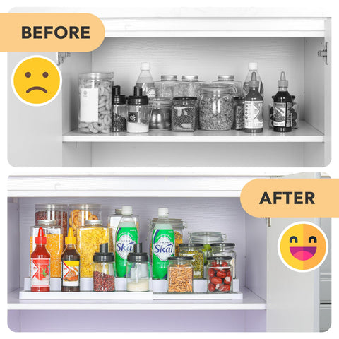 CiWiVOKi white-gray finish adds modern style to kitchen cabinets