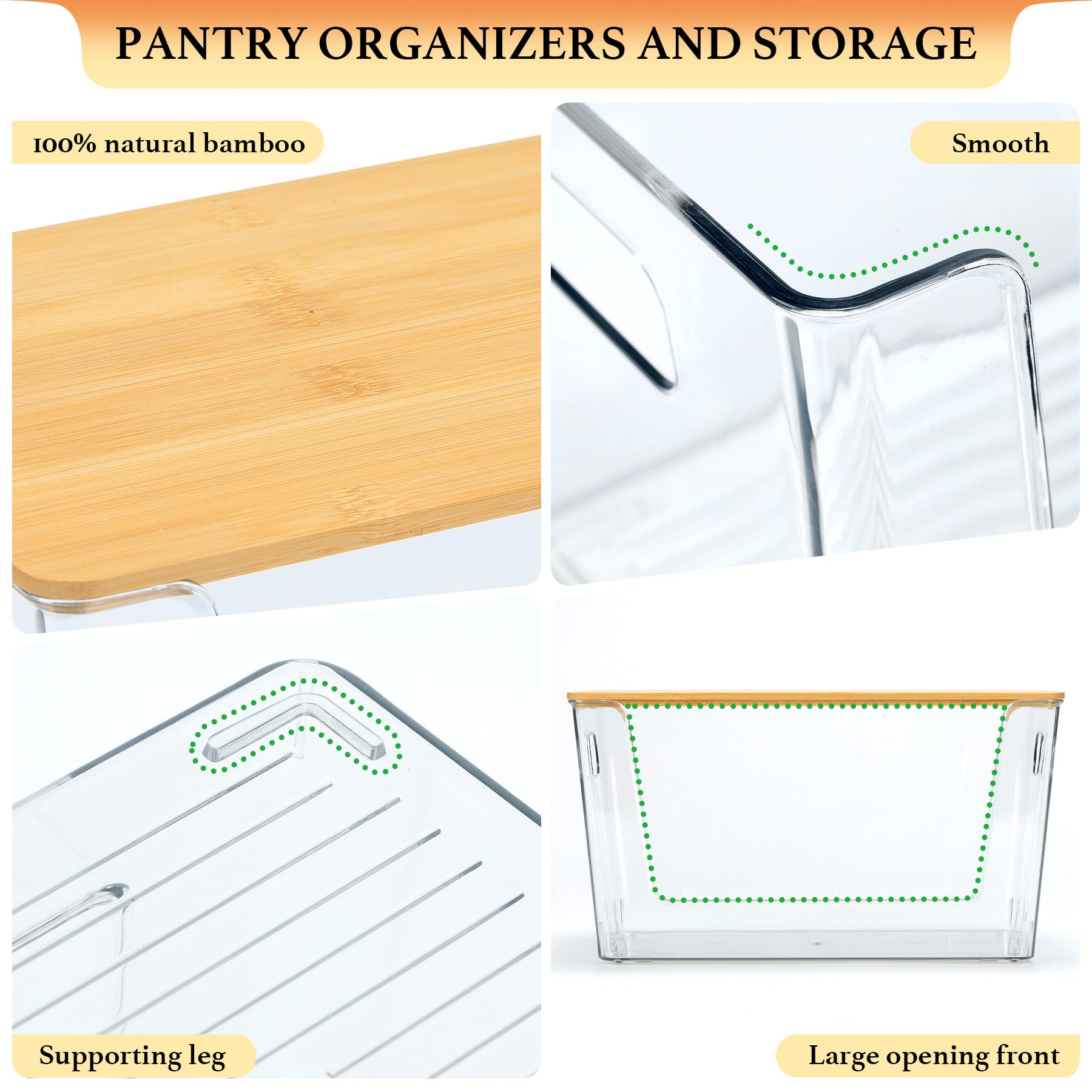 CiWiVOKi PET plastic clear-view design helps monitor bag levels easily.