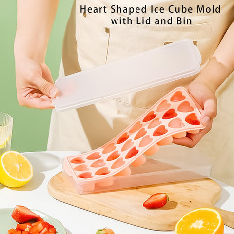 Ciyliwiyi non-stick silicone for effortless release from heart trays