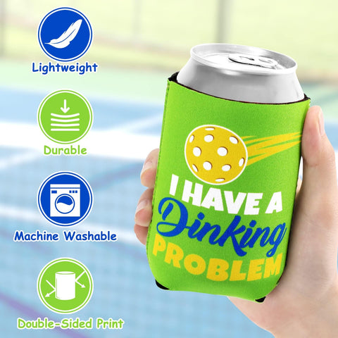 CiyvoLyeen pickleball can cooler saying-3 ideal for picnic or tailgate with cold drinks
