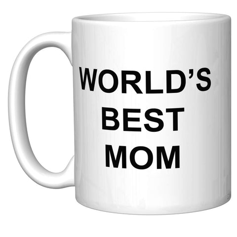 CJ Artisans World's Best Mom mug, back design, a thoughtful gift for Mom.