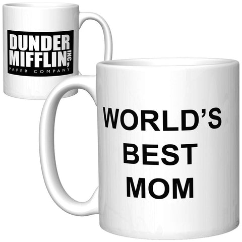 CJ Artisans World's Best Mom mug, front design, ideal for daily coffee rituals.