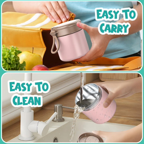 CJACJA easy-clean design with wide mouth simplifies cleaning after meals.