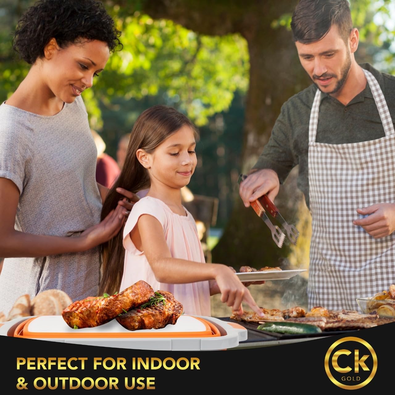 CK GOLD collapsible prep tub is dishwasher-safe for quick cleanup