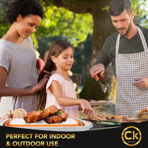 CK GOLD collapsible prep tub is dishwasher-safe for quick cleanup