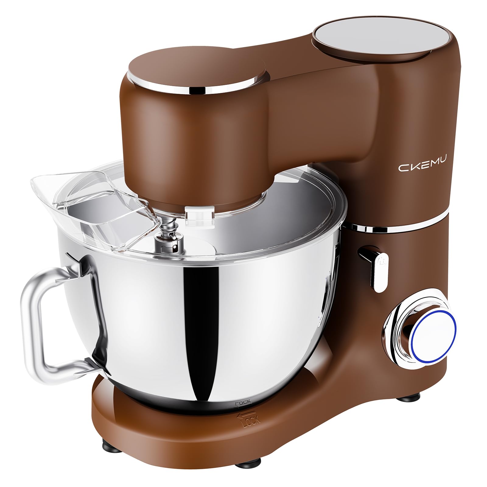 CKEMU stand mixer SM-1550 caramel front view for versatile home baking