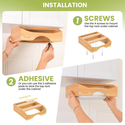 CKIU organized kitchen with vertical plate dispenser for dishware management