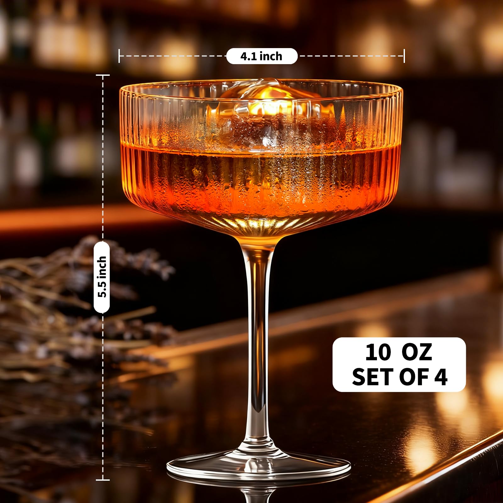 CL FUN aperol spritz martini glass perfect for festive gatherings.