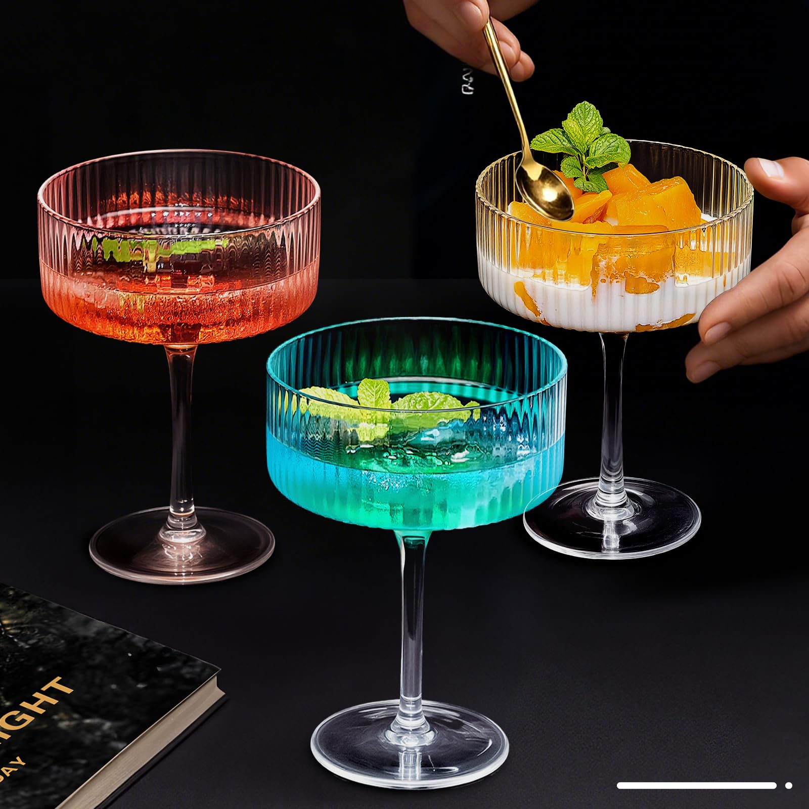 CL FUN gift-box packaging martini glasses make a thoughtful present.