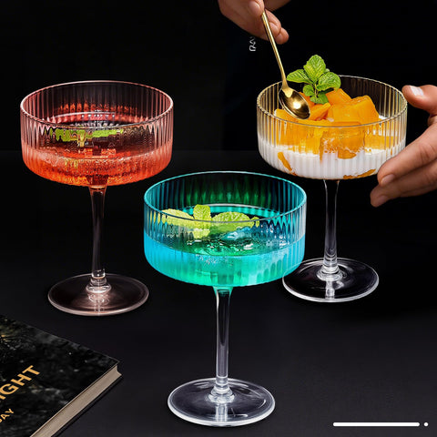 CL FUN gift-box packaging martini glasses make a thoughtful present.