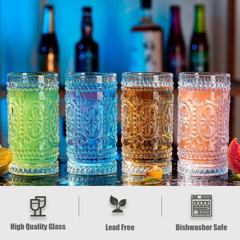 Claplante 15oz glass ideal for water or cocktails.